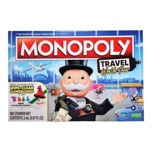 Monopoly Travel World Tour Boardgame Hasbro Sealed Brand New In Box 🎁🎁🎁🎁